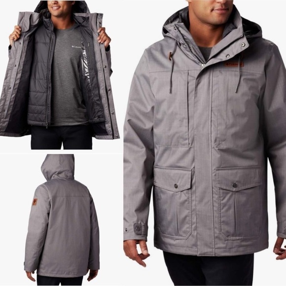 Columbia Other - Columbia Horizons Pine Interchange 3 in 1 Winter Snow Coat Jacket Gray 4XT